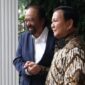 Di kediamannya, Ketua Umum Partai Gerindra sekaligus presiden terpilih Prabowo Subianto menerima kunjungan Ketua Umum Partai NasDem Surya Paloh, pada Kamis (25/4/2024) sore. (Dok. Tim Media Prabowo Subianto)