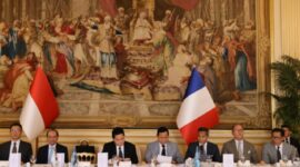Presiden RI terpilih 2024-2029, Prabowo Subianto menghadiri Indonesian-France Business Executive Luncheon in the Sideline of Paris Summer Olympics 2024, Kamis (26/7/2024). (Dok. Tim Media Prabowo Subianto)