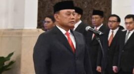 Presiden Jokowi melantik Kepala Badan Gizi Nasional, Dadan Hindayana,. (Dok. setneg.go.id)