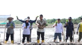 Wakil Menteri Pertanian Sudaryono mengungkapkan bahwa pemerintah tengah menggencarkan program cetak sawah baru seluas 3 juta hektar, guna memastikan ketahanan pangan. (Dok. Kementerian Pertanian.)
