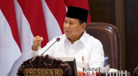 Presiden Prabowo Subianto dalam Sidang Kabinet Paripurna di Kantor Presiden Kompleks Istana Negara, Jakarta, Senin (2/12/2024).(Dok. Tim Komunikasi Prabowo Subianto)
