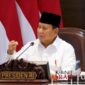 Presiden Prabowo Subianto dalam Sidang Kabinet Paripurna di Kantor Presiden Kompleks Istana Negara, Jakarta, Senin (2/12/2024).(Dok. Tim Komunikasi Prabowo Subianto)