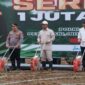 Menteri Pertanian dan Kapolri Jenderal Listyo Sigit Prabowo memimpin kegiatan tanam jagung serentak seluas 1 juta hektar yang melibatkan 19 provinsi di Indonesia. (Dok. Kementan)