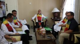 Menteri Koordinator Bidang Pangan, Zulkifli Hasan usai Rapat Koordinasi tingkat Kemenko Bidang Pangan di Aula Tengku Rizal Nurdin, Medan, Sumatera Utara, Selasa (21/1/2025). (Dok. Kementan)