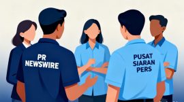 Kolaborasi PR Newswire–PSPI menjadi langkah strategis dalam meningkatkan penyebaran informasi korporasi. (Dok. Kreasi Cici AI)

