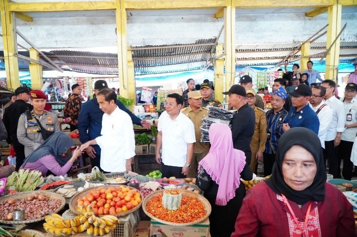 Presiden Joko Widodo (Jokowi) dan Kepala Badan Pangan Nasional (Bapanas) Arief Prasetyo Adi. (Dok. Tim Komunikasi Bapanas)