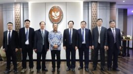pertemuan antara Menteri Kelautan dan Perikanan Sakti Wahyu Trenggono dengan Dirjen Departemen Pertanian dan Pedesaan Provinsi Guangdong, Liu Zonghui di Jakarta. (Dok. kkp.go.id)