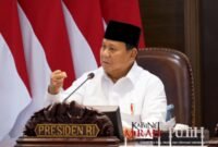 Presiden Prabowo Subianto dalam Sidang Kabinet Paripurna di Kantor Presiden Kompleks Istana Negara, Jakarta, Senin (2/12/2024).(Dok. Tim Komunikasi Prabowo Subianto)