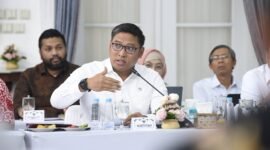 Wakil Menteri Pertanian (Wamentan), Sudaryono saat mengikuti Rapat Koordinasi Dalam Rangka Swasembada Pangan Nasional di Gedung Pakuan. (Dok. Kementerian Pertanian)