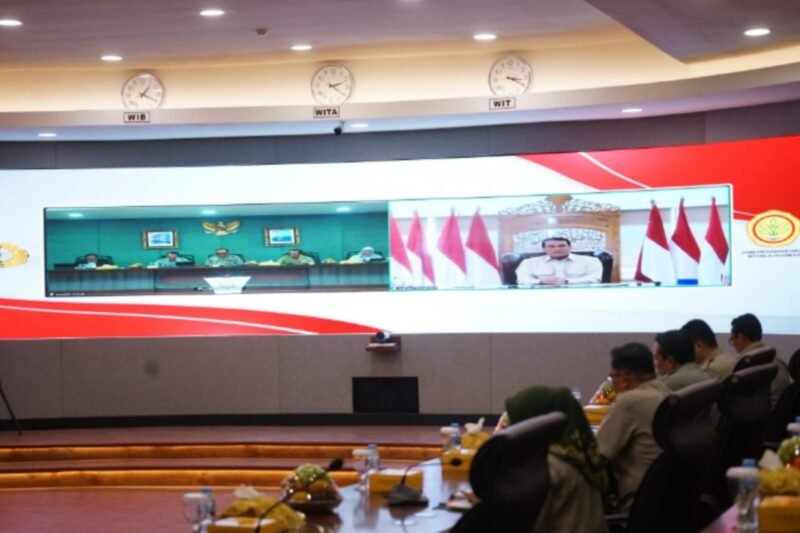 Rapat koordinasi persiapan tanam jagung serentak Kementerian Pertanian dan Polri, Senin, 13 Januari 2025. (Dok. Kementan)