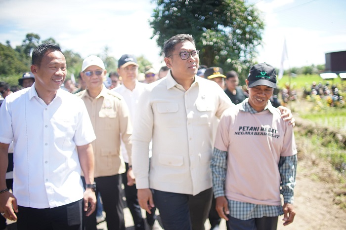 Produksi padi nasional melonjak 15 persen berkat program optimalisasi lahan dan rice transplanter yang dipimpin Wamentan Sudaryono di Kalimantan Barat. (Dok. Kementan)